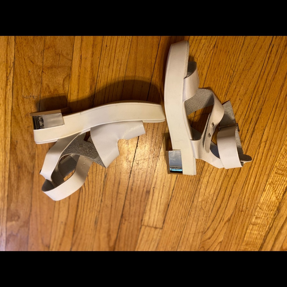 COPY - Brand new platform leather sandals size 9